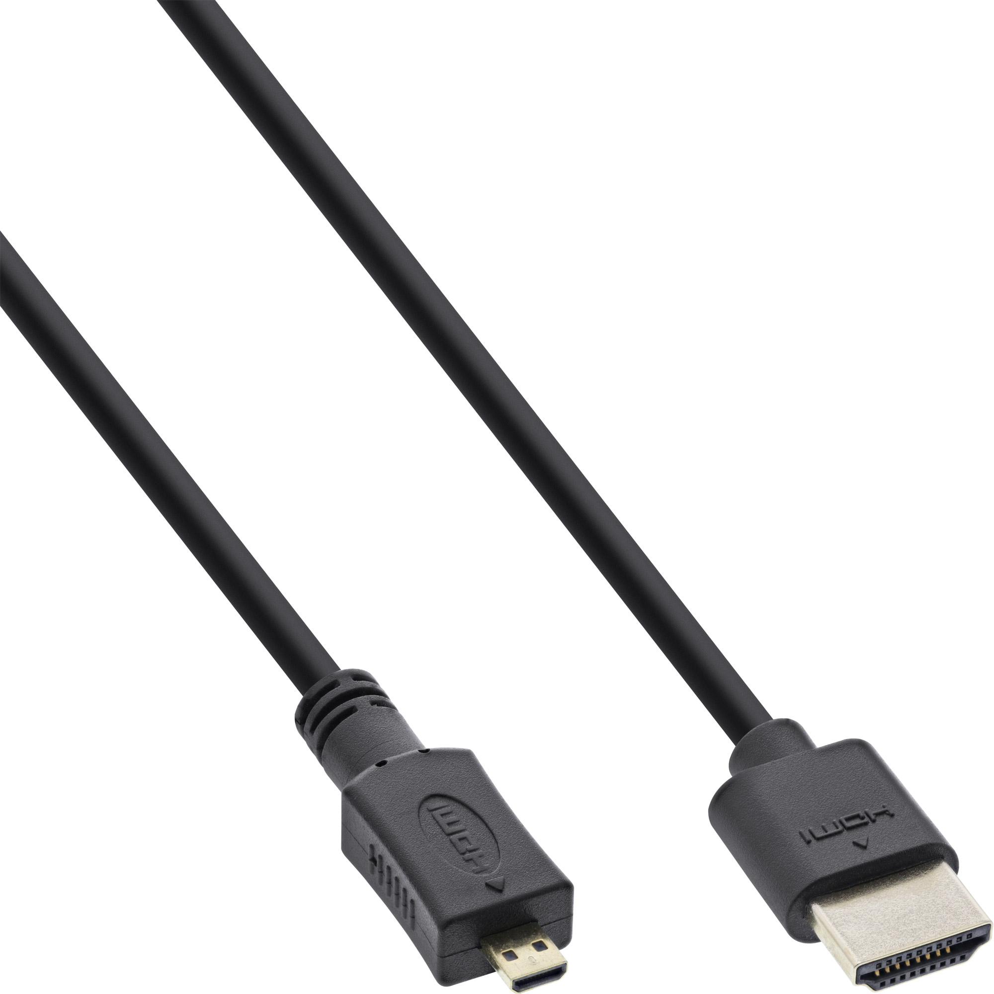 Cable HDMI InLine 17502D 5.4 metros, Tipo A (Estándar) a Tipo D (Micro) Negro