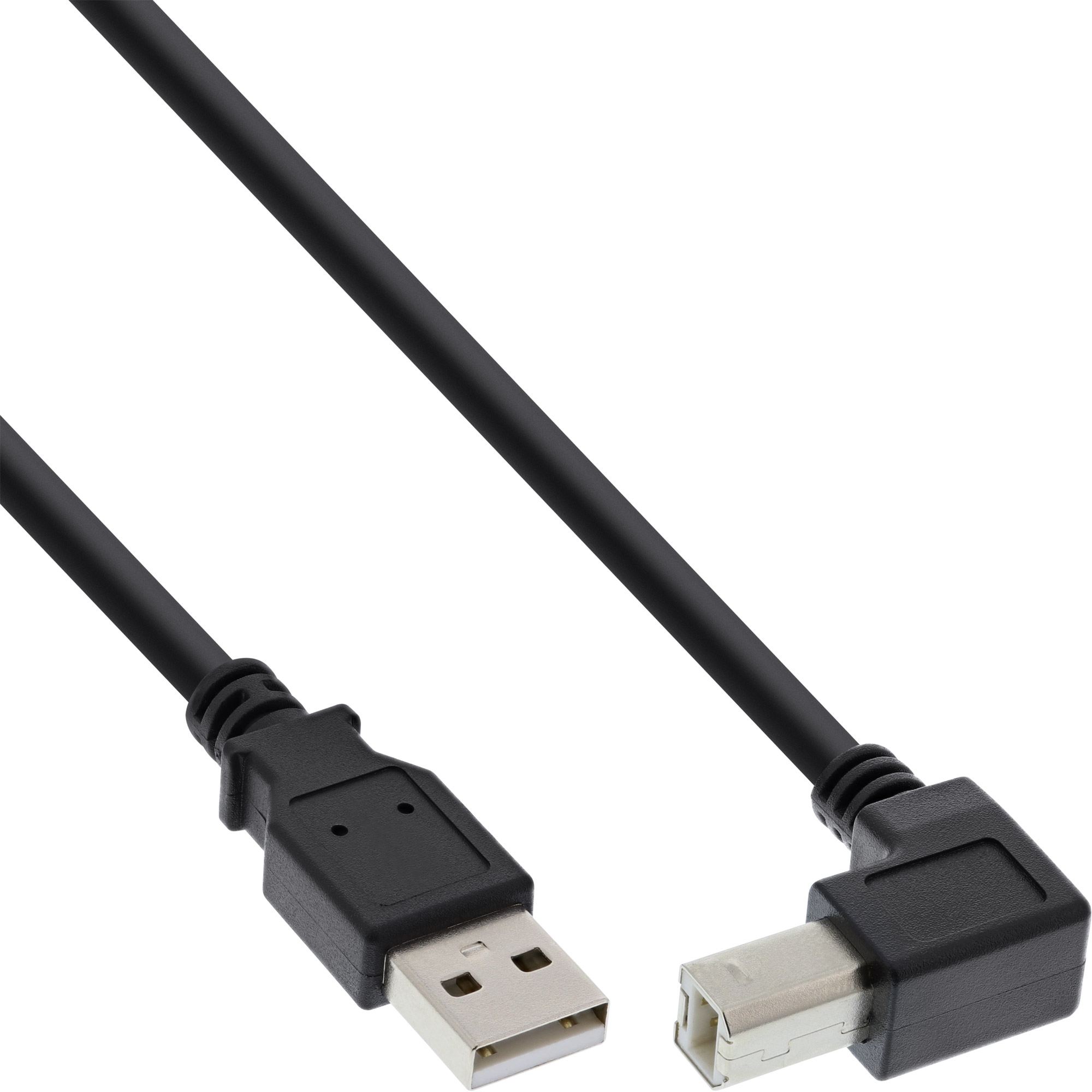 InLine 34503U USB 2.0 Cable, 0.3m, USB A to USB B, Black