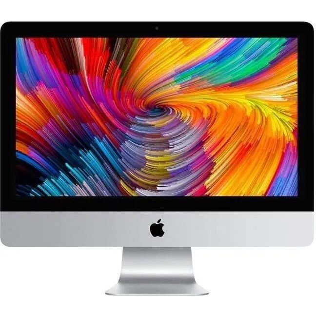 iMac Apple de 21 pulgadas con pantalla 4K, 3,0 GHz Core i5, 16 GB de RAM y 512 GB SSD, color plata (recondicionado)