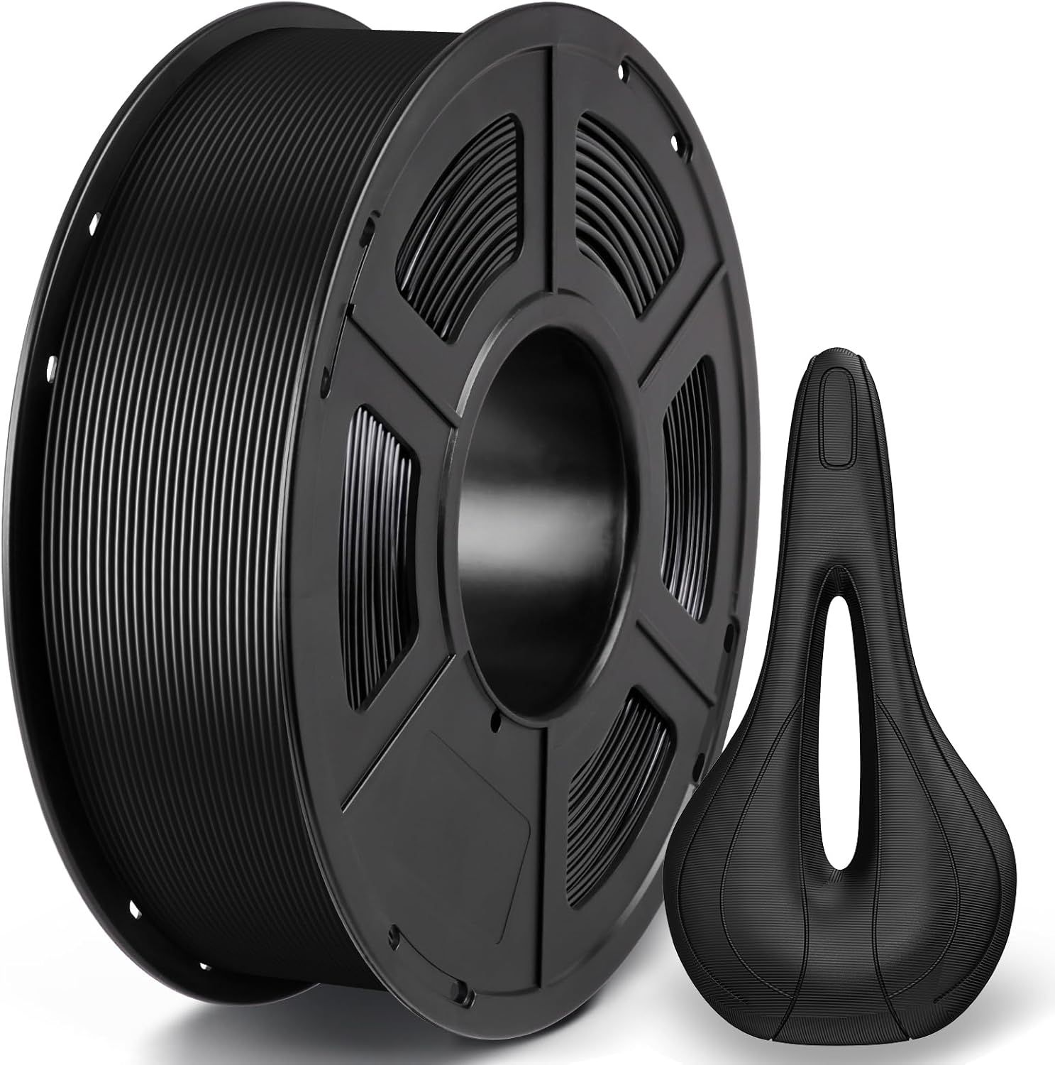 Anycubic ASA Filament, 1.75mm, Black, 1kg, for 3D Printers FDM