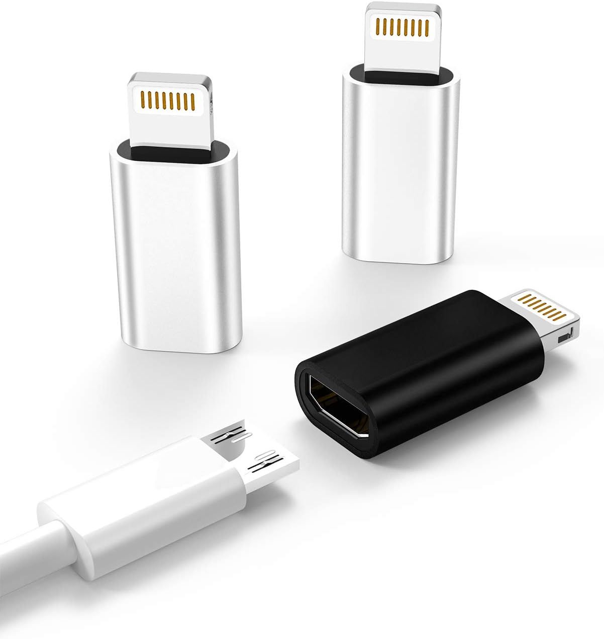 Conjunto de adaptadores Micro USB a Lightning (3 unidades)