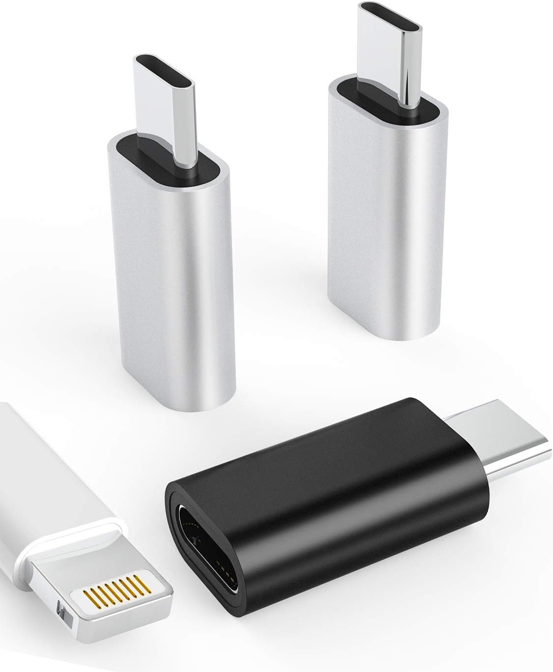 USB-C to Lightning Adapter Set, 3-Pack - Universal Compatibility