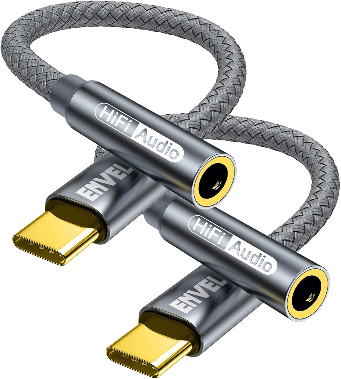 Adaptador USB C a 3.5 mm para auriculares