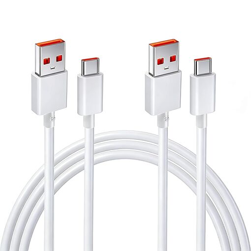 120W USB C Cable 1.5m, 6A Fast Charge Compatible with Xiaomi 14/13T/12T/12X/12/... (No Brand)