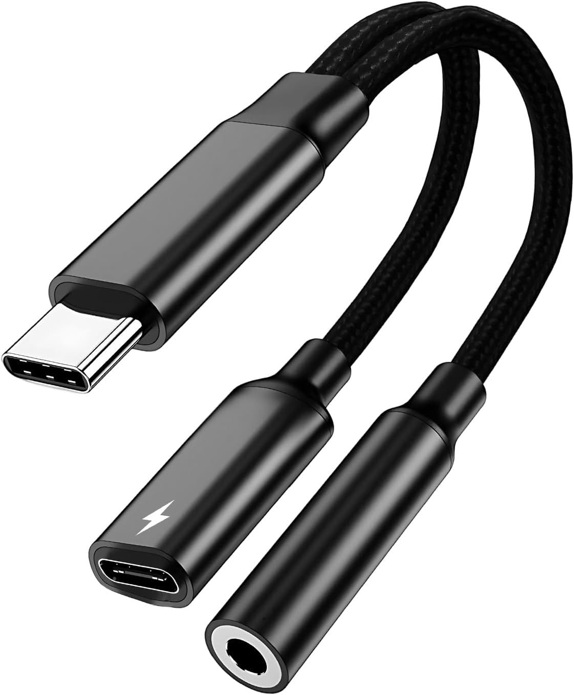 Adaptateur USB-C vers Jack et charge rapide PD 60W