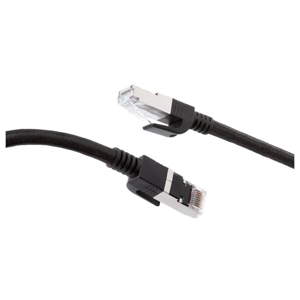 Câble Ethernet BIGBEN Connecté - 5 m, RJ-45 (M) vers RJ-45 (M), Cat 8, jusqu'à 40 Gbit/s