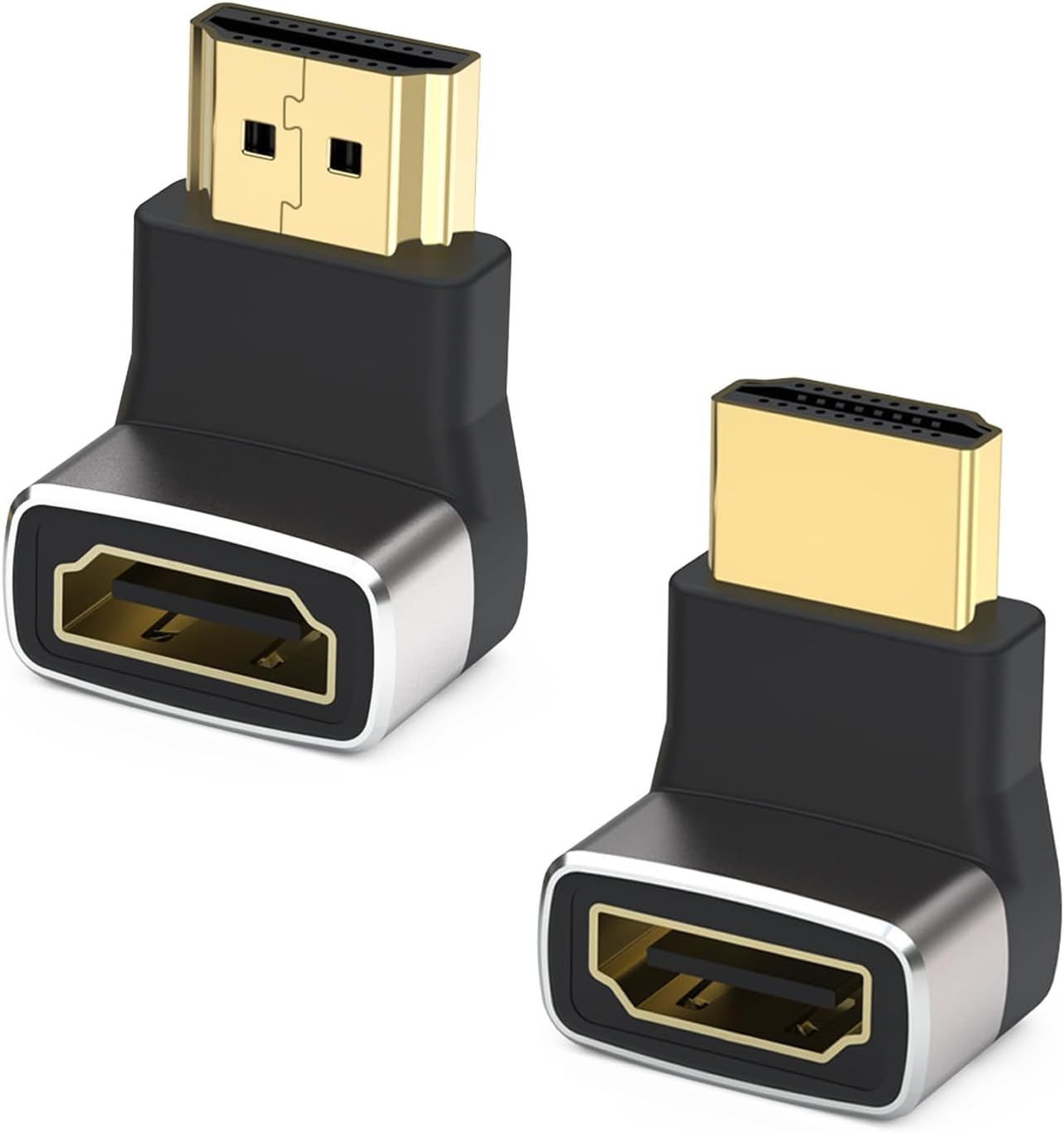 HDMI Angle Adapter 8K, 270° Bend Cable Extension Male to Female