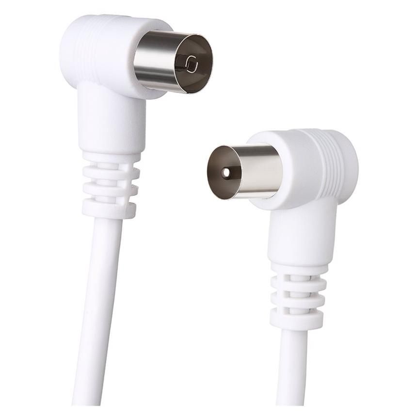 Force Power Lite Coaxial Cable - 5m, Inclined Male to Female Connector (9.52mm)