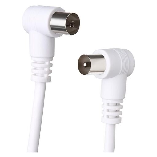 Câble coaxial Force Power Lite - 5 m, Connecteur incliné mâle/femelle (9,52 mm)