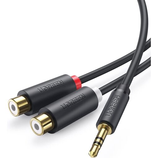 MEVRONISSHOP 3.5mm Male to 2 RCA Female Audio Cable