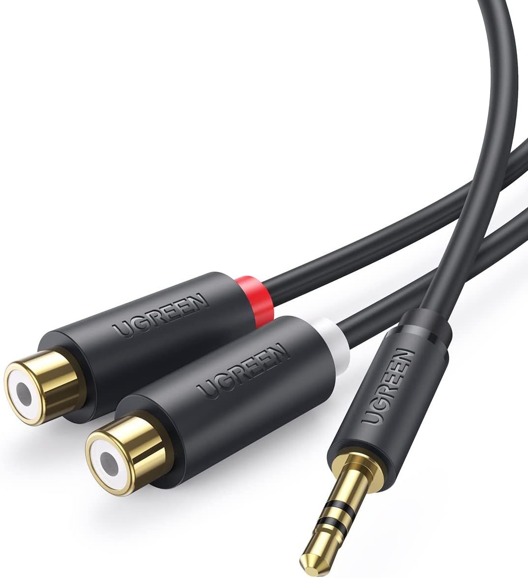 MEVRONISSHOP 3.5mm Male to 2 RCA Female Audio Cable