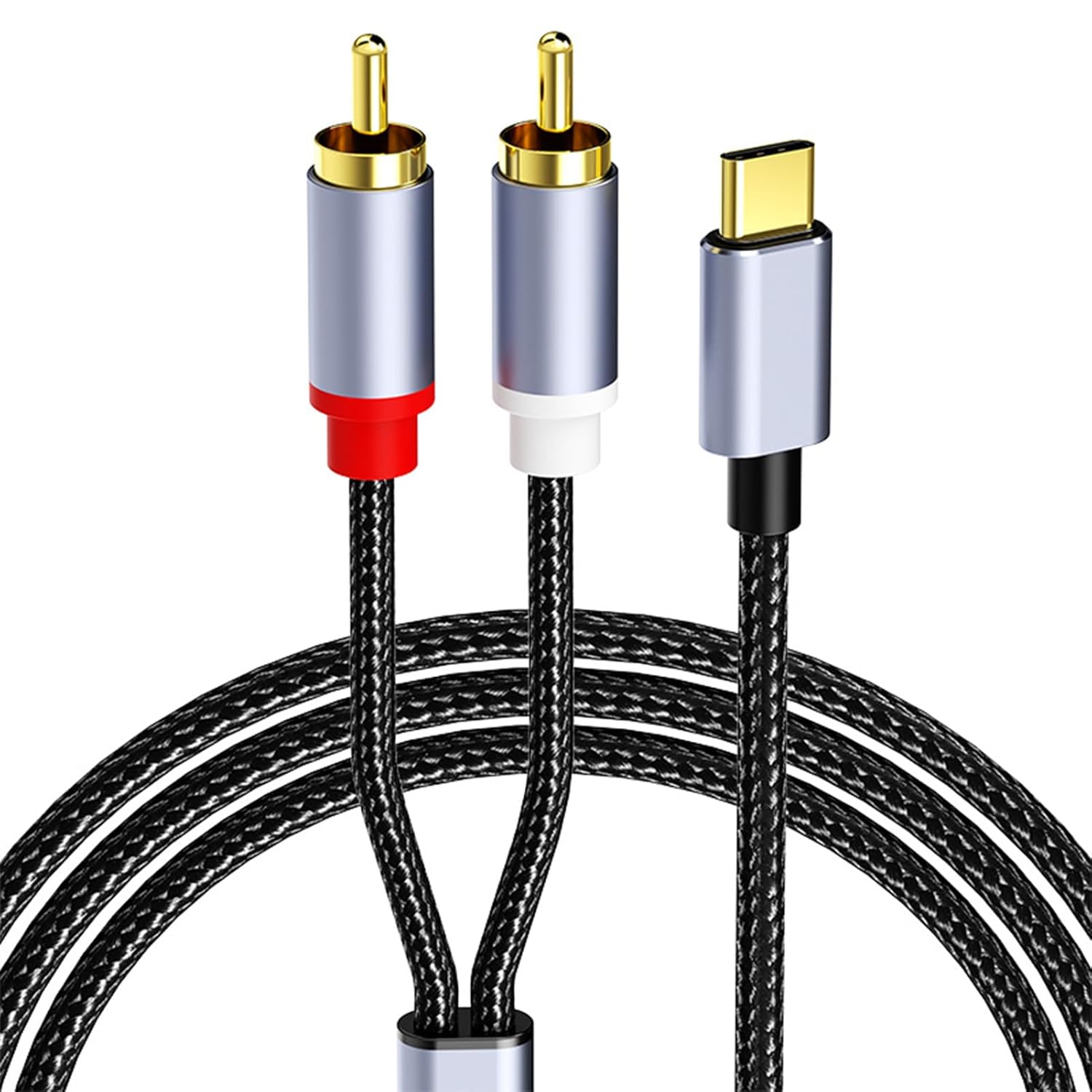 Cable USB de tipo C a 2 RCA