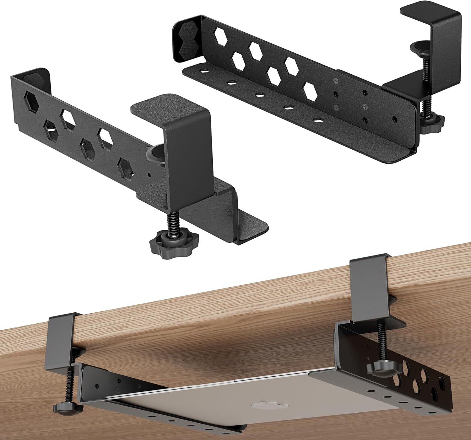 Otuaim Adjustable Desk Under-Table Organizer Stand