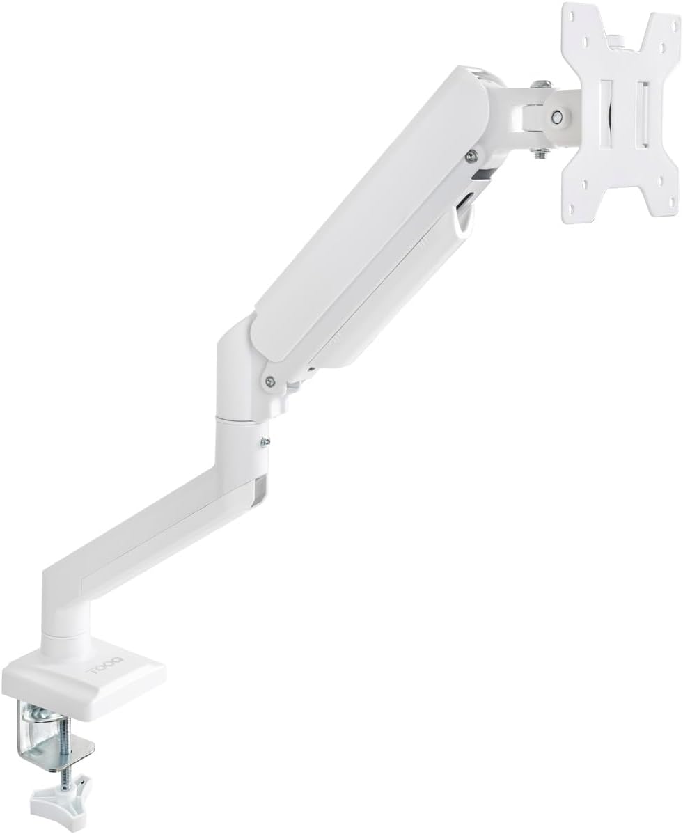 Tooq DB1334TNR-W - Desk Monitor Stand for 13"-34" Screens, White