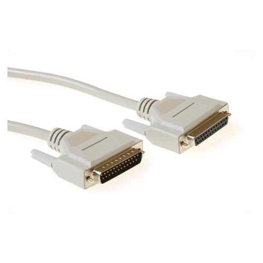 ACT AK4045 25-Pin D-Sub Cable, 1.8m, Beige