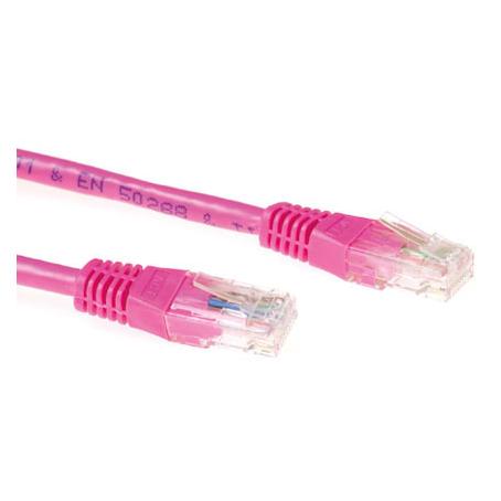 ACT Cat6A UTP 15m Network Cable - Rose