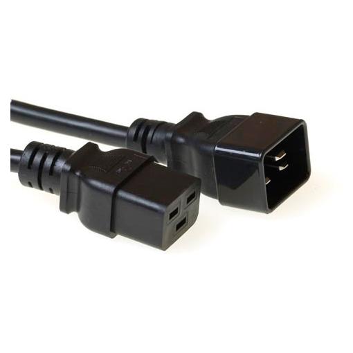 ACT C19-C20 0.6m Black Cable Connector