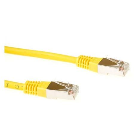 Câble de réseau ACT SSTP Cat. 6 PIMF Jaune, 15 m