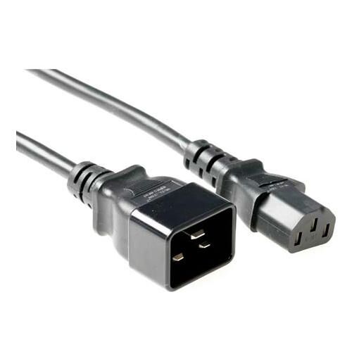Cable de alimentación ACT AK5026 Negro, 2 m, conector C13 a C20