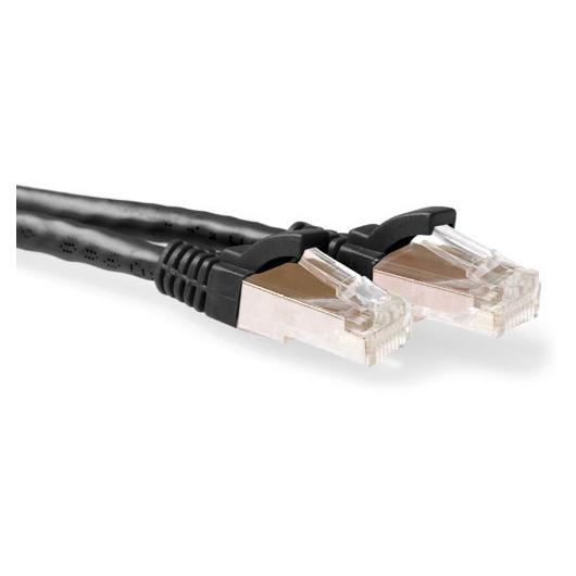 Act FB7920 Network Cable 20m Cat6a S/FTP (S-STP) - Black