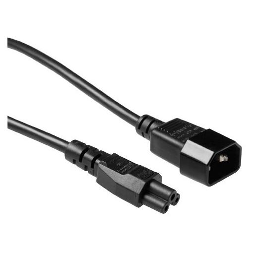 ACT AK5028 2m Electric Cable Black C14 to C5 Connector