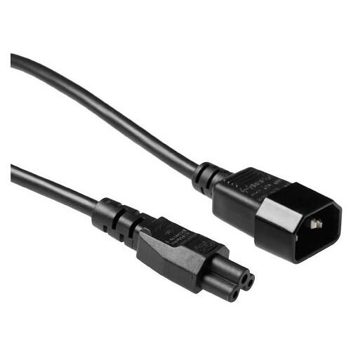 Câble électrique ACT AK5028 noir, 2 m, adaptateur C14 vers C5