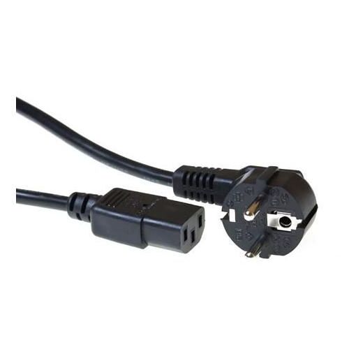 ACT AK5146 1m Black Power Cable with CEE7/7 to C13 Connector