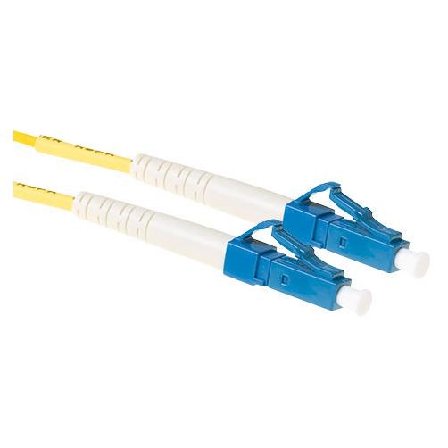 Cable ACT RL9991 Infiniband y de fibra óptica de 1 m LC Azul, Blanco y Amarillo