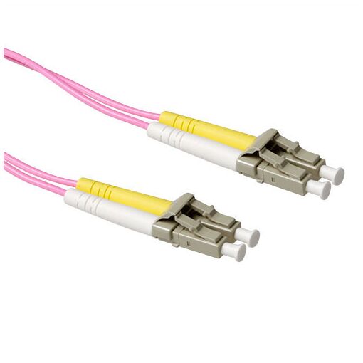 ACT RL9700 InfiniBand and Fiber Optic Cable 0.5m LC Violet