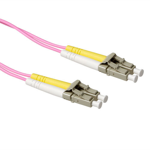 Cable ACT RL9700 Infiniband y de fibra óptica 0,5 m LC Violeta