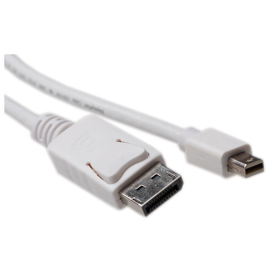 ACT DisplayPort Cable 2m Mini DisplayPort White