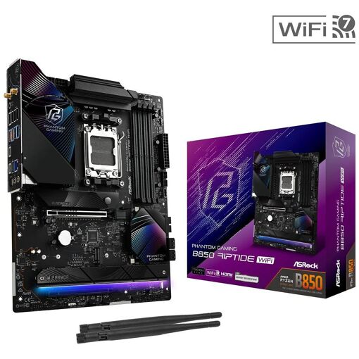 ASRock Phantom Gaming B850 Riptide WiFi con AMD B850