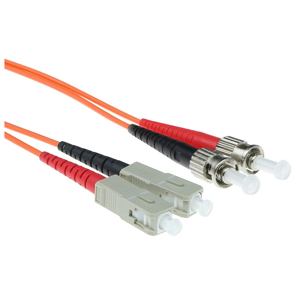 ACT RL2001 InfiniBand and Fiber Optic Cable 1m SC ST Orange