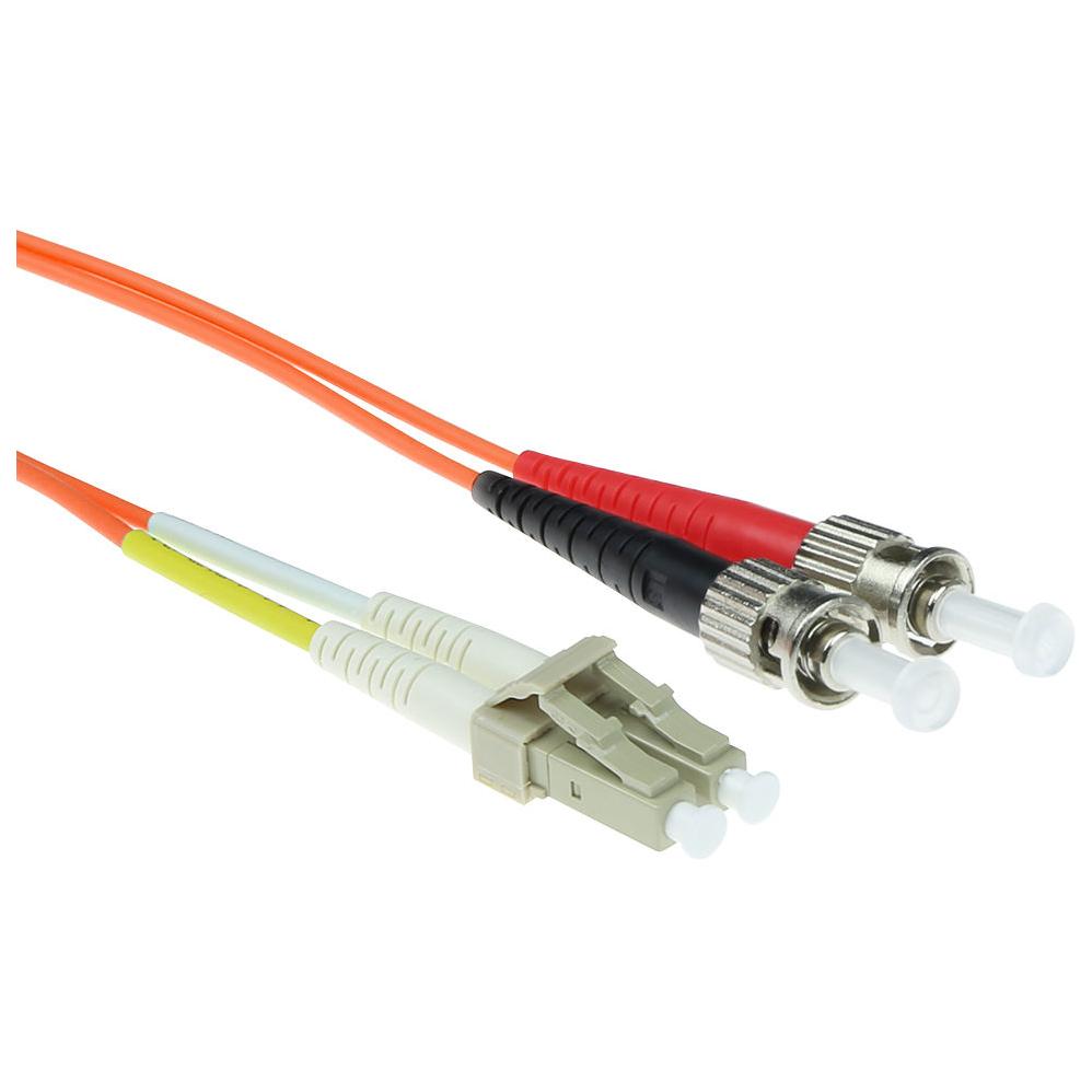 ACT RL7515 InfiniBand and Fiber Optic Cable 15m LC ST Orange