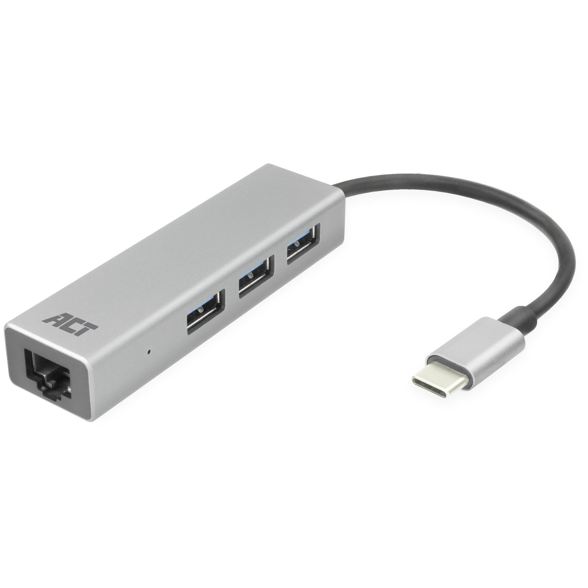 ACT AC7055 USB 3.2 Gen 1 (3.1 Gen 1) Type-C Docking Station, Grey
