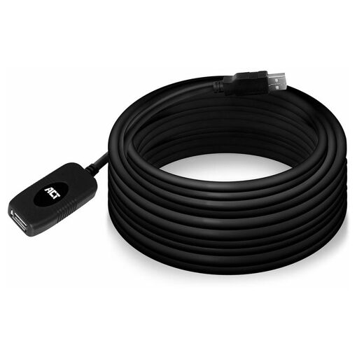 ACT AC6010 USB 2.0 Cable, 10m, Black