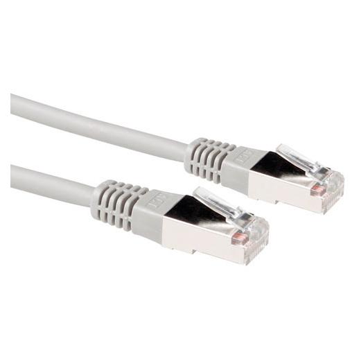 ACT FB2000 Cat5e Network Cable, 0.5m Grey F/UTP (FTP)