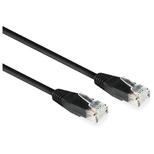 Act Network Cable AC4010, 10m Cat6 U/UTP (UTP) - Black