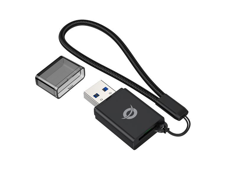 Conceptronic BIAN07B USB 3.2 Gen 1 (3.1 Gen 1) Type-A Memory Card Reader - Black