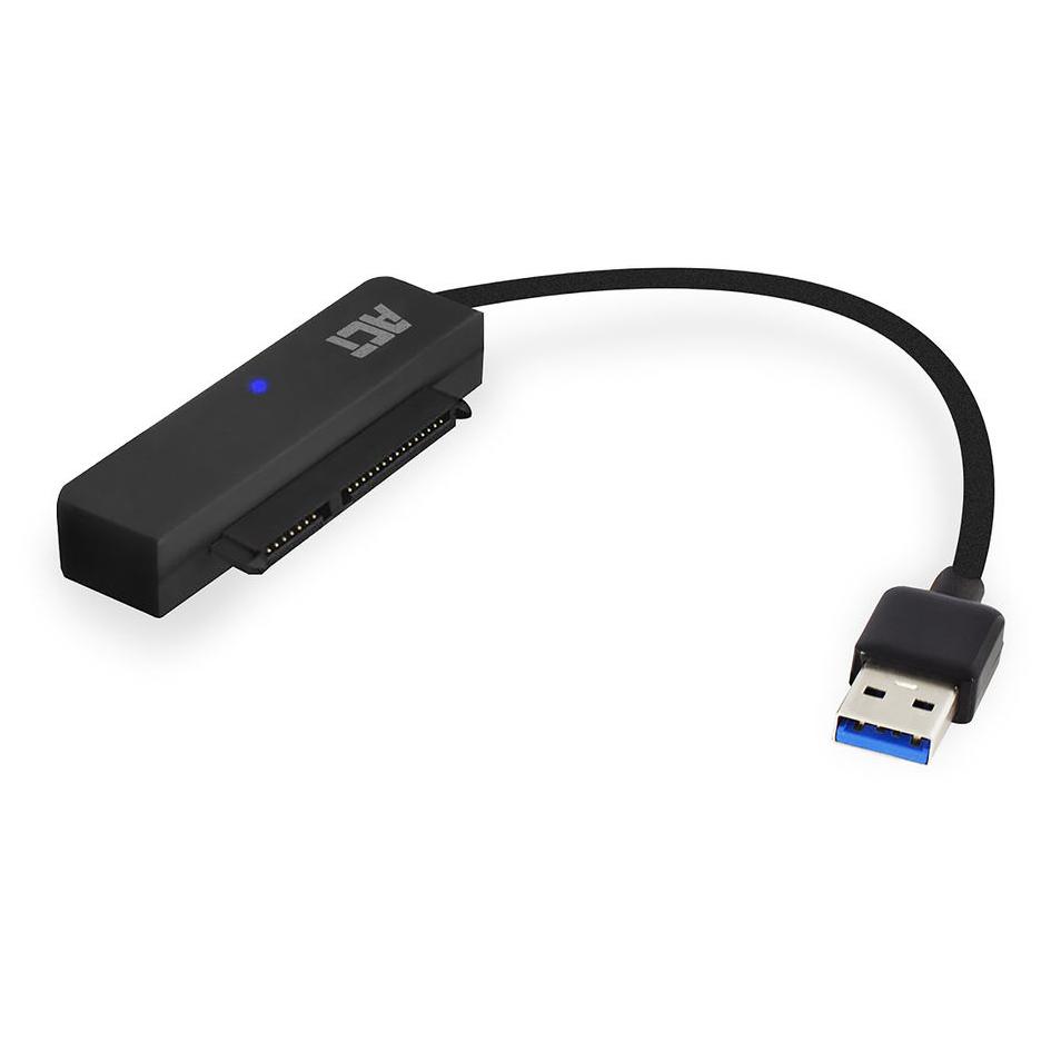 Convertisseur de câble ACT SATA vers USB, Noir