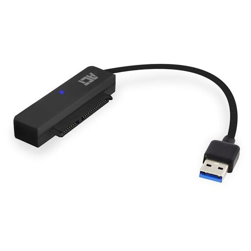 Conversor de cable ACT SATA a USB, Negro