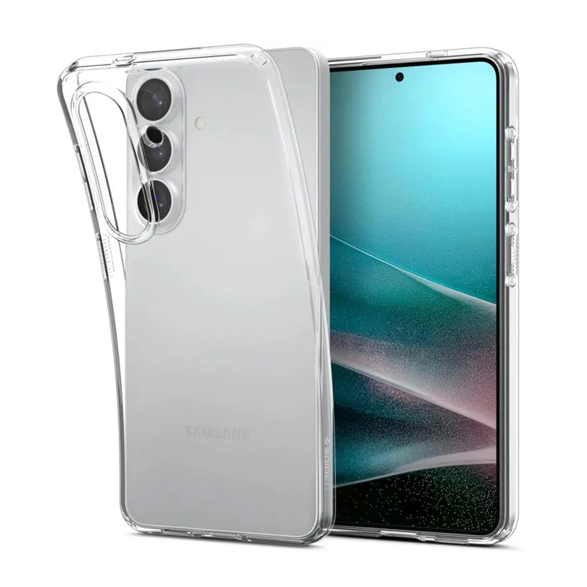 Fundas Spigen Cristal Líquido para Samsung Galaxy S26 - Transparente