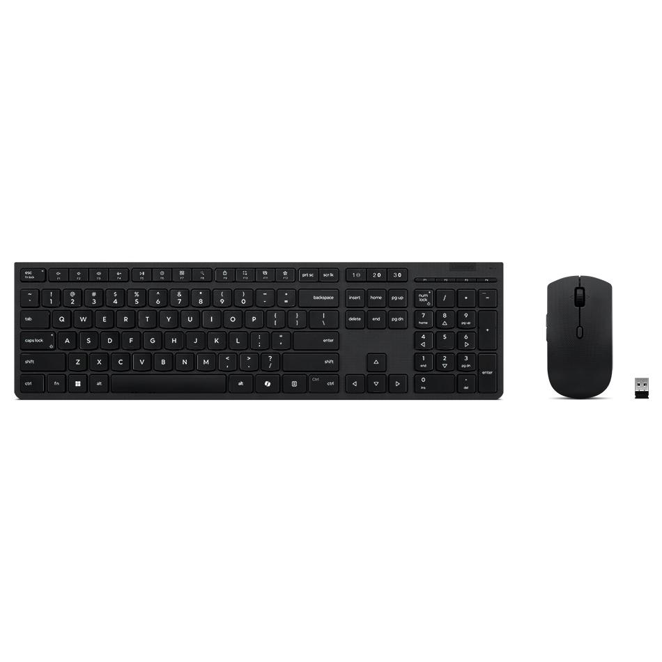 Lenovo Wireless Keyboard and Mouse Office Set RF + Bluetooth