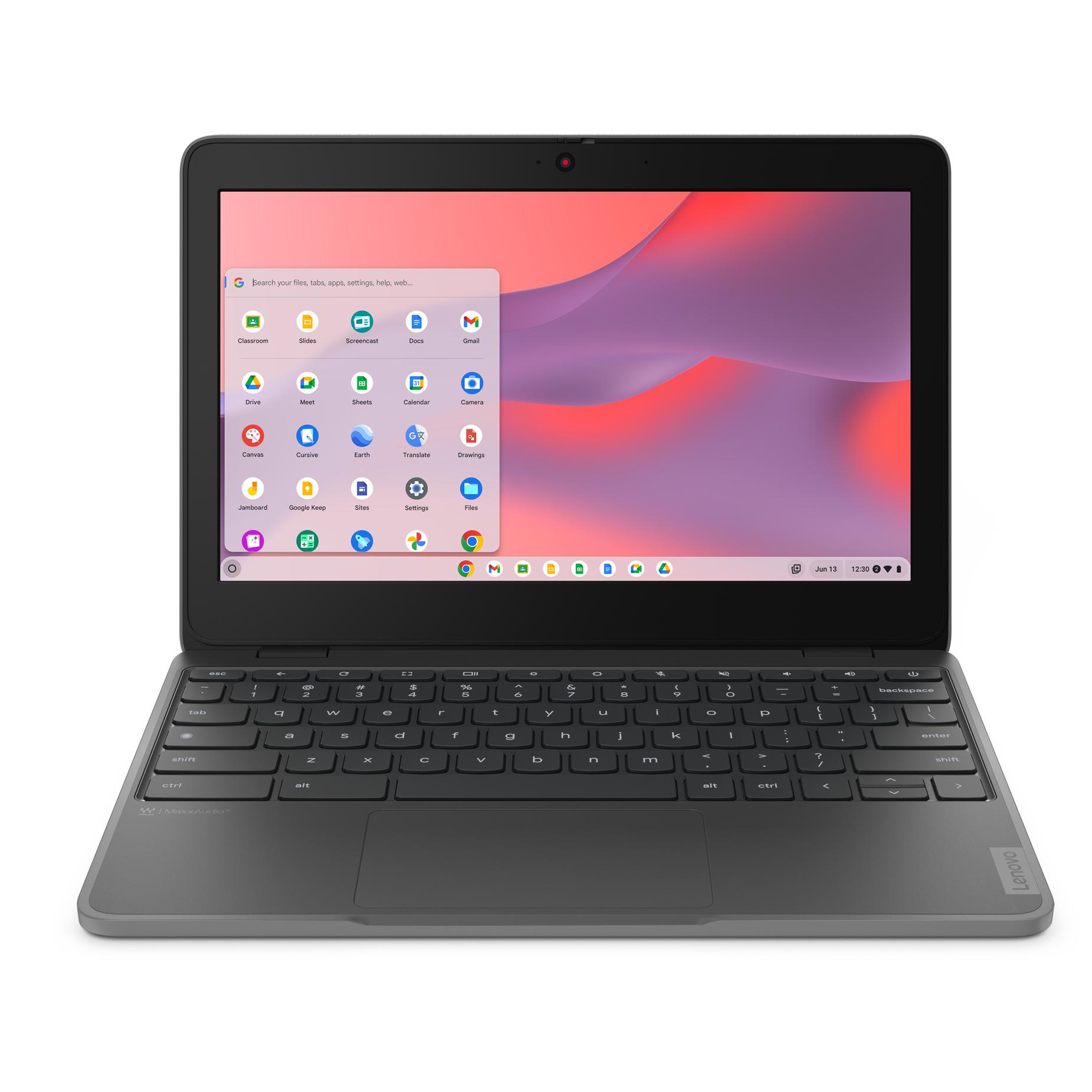 Chromebook Lenovo 100e Gen 4 (Intel) - Écran 11,6" HD, 8 Go de RAM, 64 Go eMMC, Wi-Fi 6E, ChromeOS