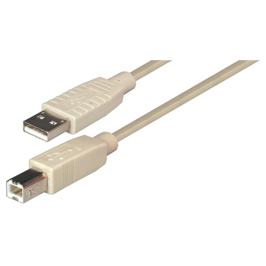 Transmedia 1.8m USB A to B Cable