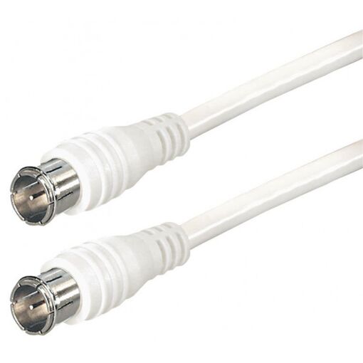 Transmedia FH 1-5 DQ Coaxial Cable 5m Type F White