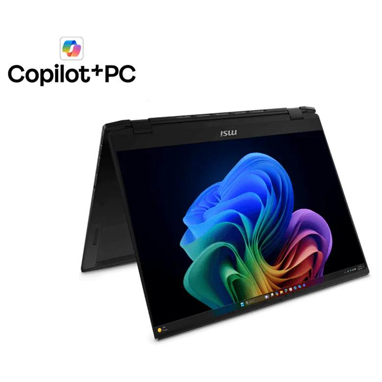 MSI Summit A16 AI+ 2-in-1 PC with AMD Ryzen AI 9 365, 16" Quad HD Touchscreen, 32GB LPDDR5x RAM, 1TB SSD, Wi-Fi 7, Black