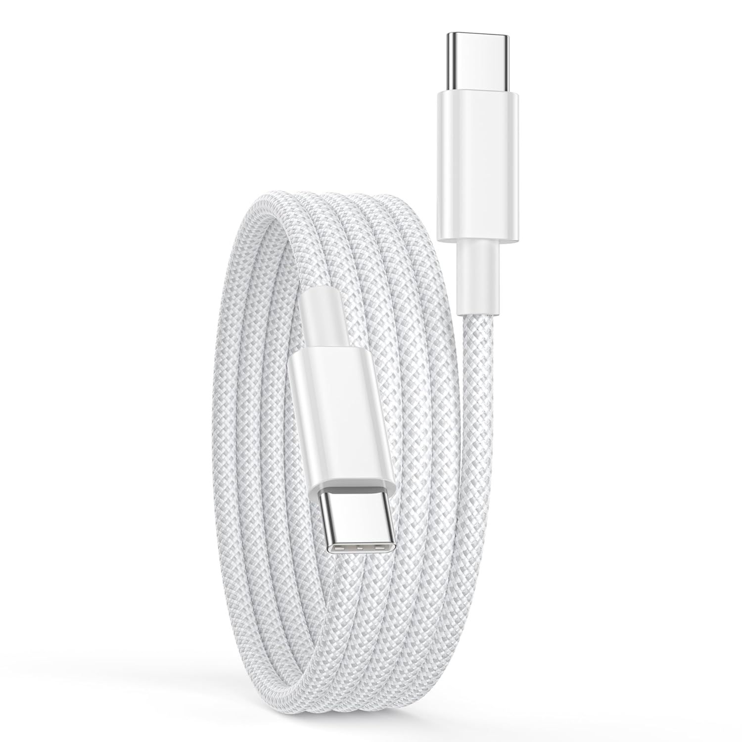 Câble USB-C vers USB-C de 2 mètres KALANKA, charge rapide 60W pour iPhone 17/16/16 Pro Max/15/15 Pro Max/15 Plus, MacBook, iPad Air/Pro, Samsung, chargeur USB C