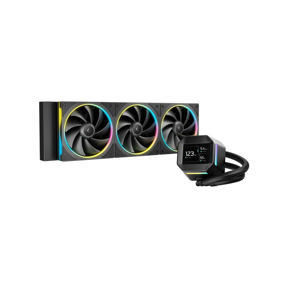 Deepcool LQ360 Ultra WH Liquid Cooler 360mm White LCD ARGB