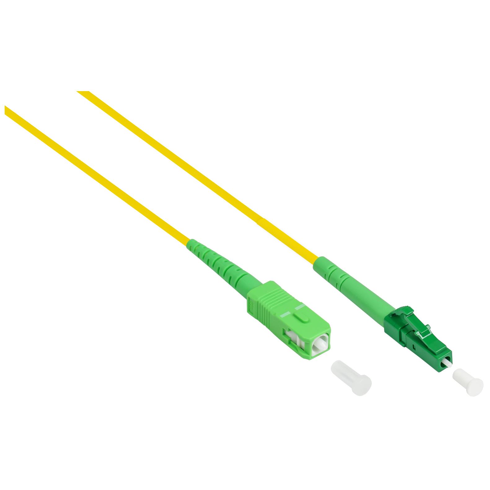 Alcasa InfiniBand and Fiber Optic Cable 10m LC SC Yellow